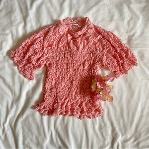 nwot free people amour top, size small